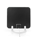 Indendørs DVB-T2/FM/DAP antenne - 30dB forstærkning, Hvid