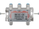 TV/FM/SAT antennesplitter - 4 vejs 5-2450MHz (til F stik)