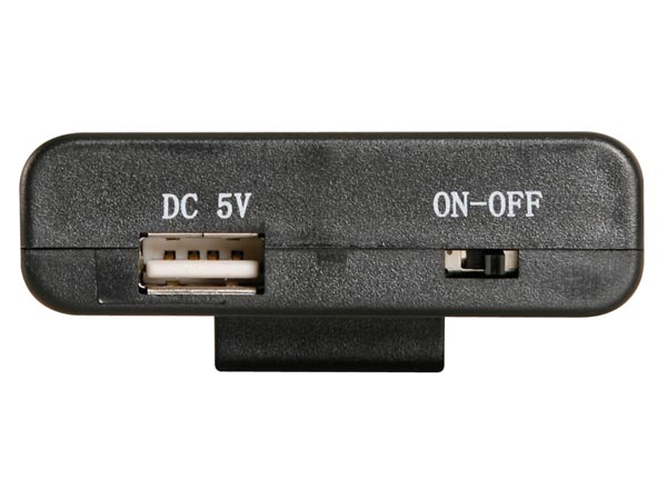 Batteriholder til 4xAA m. USB konnektor og kontakt