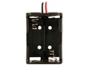 Batteriholder til 2xN bat. (m. ledninger)