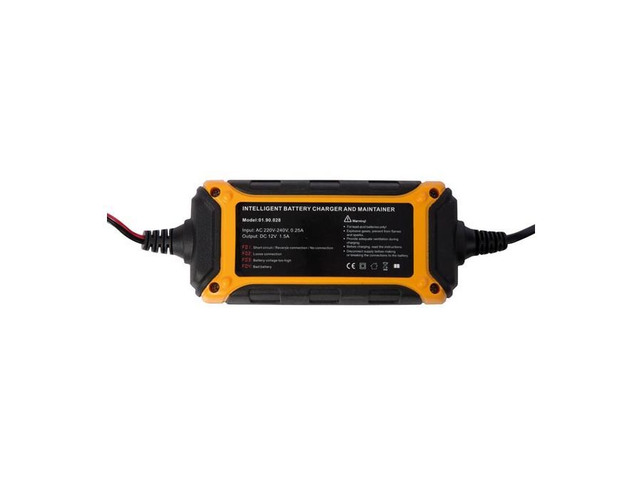 Intelligent lader til 12VDC blybatterier - 1,5A