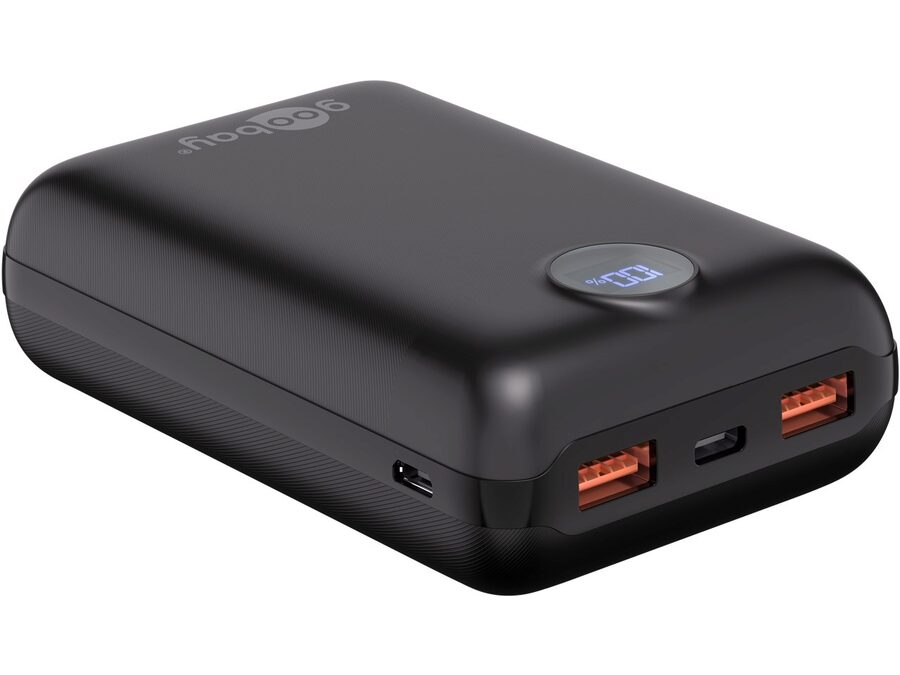 Power Bank Compact 20.000mAh, USB-A QC + USB-C PD (22W)