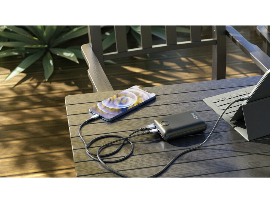 Power Bank Compact 20.000mAh, USB-A QC + USB-C PD (22W)