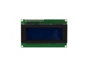 LCD 20x4 m. blå baggrundslys - 5V (2004 til Arduino)