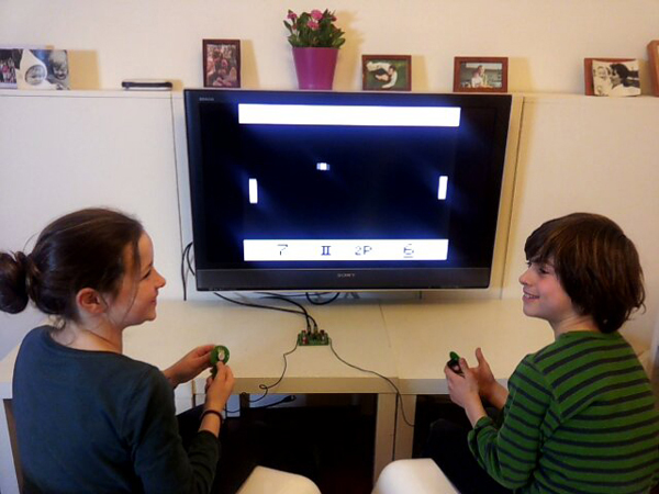 Retro TV tennisspil - Komposit video (byggesæt)