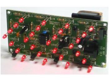 LED vejviser pil - 28 LED, 9-15V (byggesæt)