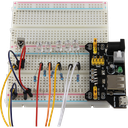 Breadboard strømforsyningsmodul - 3,3V + 5V ud