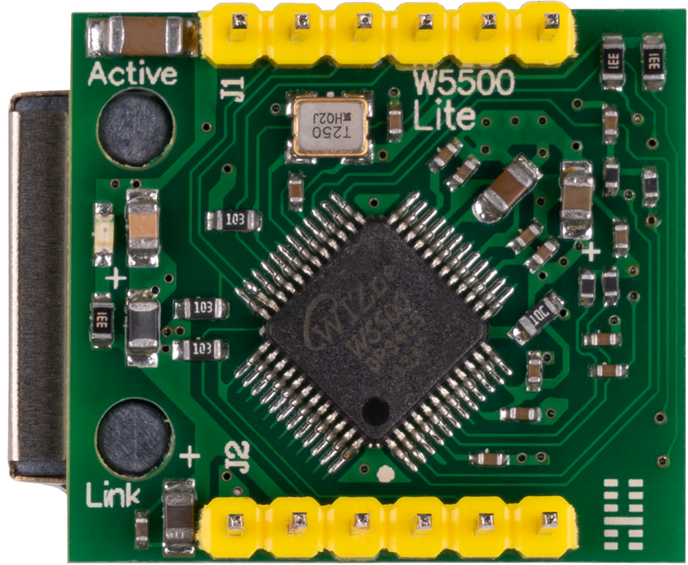 Ethernet til SPI modul W5500, RJ45