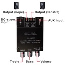 Stereo audioforstærker m. Bluetooth - 2 x 100W, TPA3116