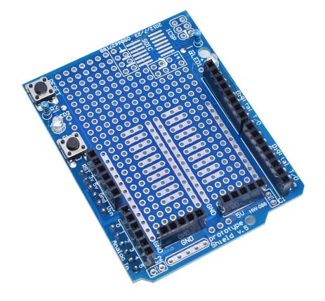 Arduino® Shield - Prototype print m. SYB-170 mini breadboard