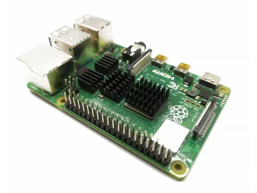 Køleprofil-sæt til Raspberry Pi 5, Kobber (5 dele)