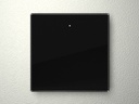 VELBUS - Glas kotrolmodul m. 1 touchknap, Sort