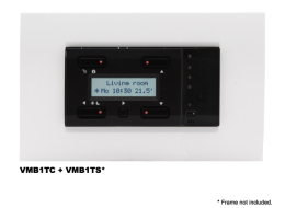 VELBUS - Temperatur sensor, Sort
