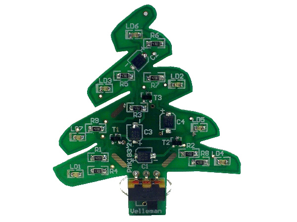 WSSA1783 - USB SMD juletræ