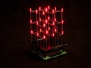 WSL193 - 3D LED kube, 3x3x3 røde LED, programmerbar via USB