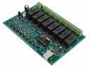 WSI8090 - 8 kanals USB relæ kort