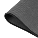 XL Gaming Musemåtte - Syede kanter, 400x455x2mm, Sort