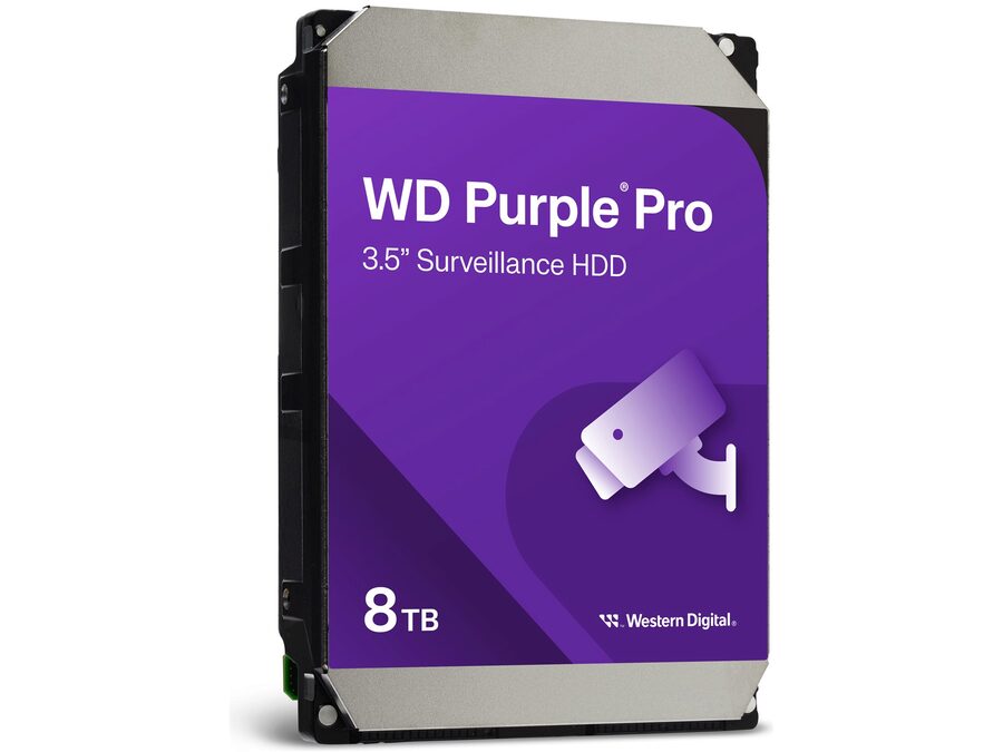 WD Purple Pro 3,5" Surveillance HDD - 8TB SATA 6Gb/s