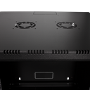 19" væg-rackskab - 12U B600xD560mm (Single) Sort
