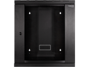 19" væg-rackskab - 6U B600xD560mm (Single) Sort