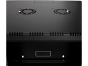 19" væg-rackskab - 6U B600xD560mm (Single) Sort