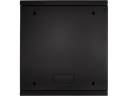 19" væg-rackskab - 6U B600xD560mm (Single) Sort