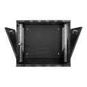 19" væg-rackskab - 6U B540xD400mm, Sort