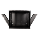 19" væg-rackskab - 15U 540x550mm (SOHO), Sort