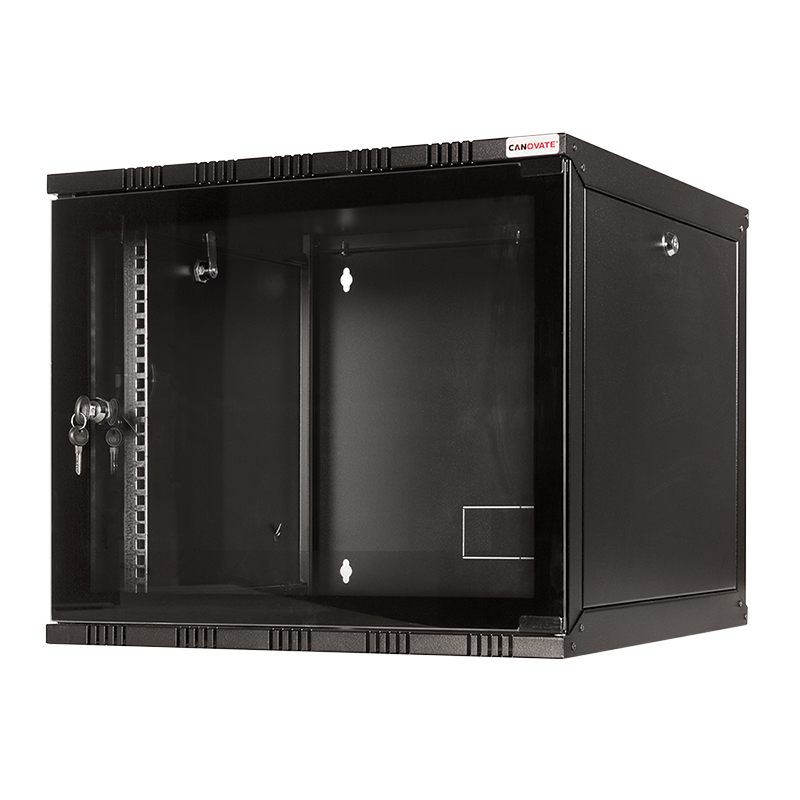 19" væg-rackskab - 15U 540x550mm (SOHO), Sort