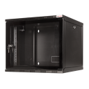 19" væg-rackskab - 15U 540x550mm (SOHO), Sort