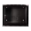 19" væg-rackskab - 15U 540x550mm (SOHO), Sort