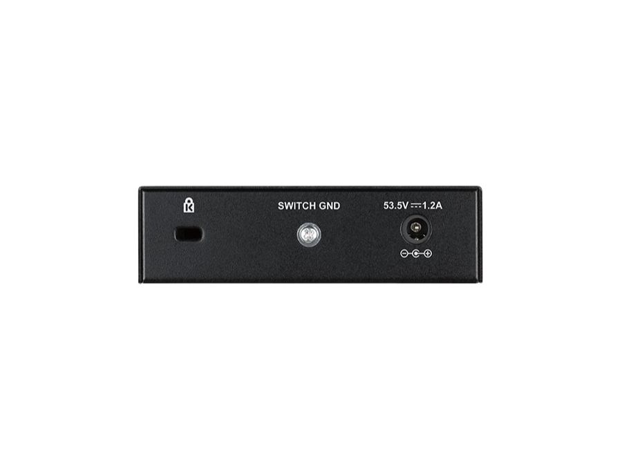 Gigabit PoE+ Ethernet Switch - 10 Gbps, 4xPoE (60W) + 1