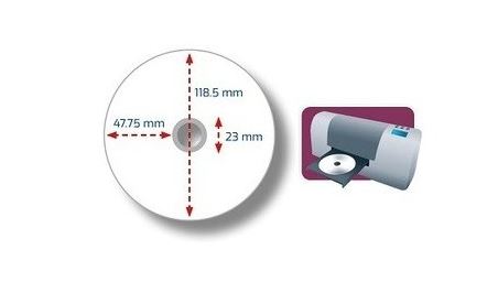 DVD-R medie - 4,7GB 16x Non ID, Printbare (50 stk.)