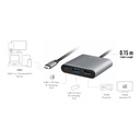 USB 3.2 USB-C adapter - USB-C, USB-A, HDMI