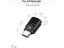 USB-C DAC audio adapter, USB-C han til 3.5mm JACK hun