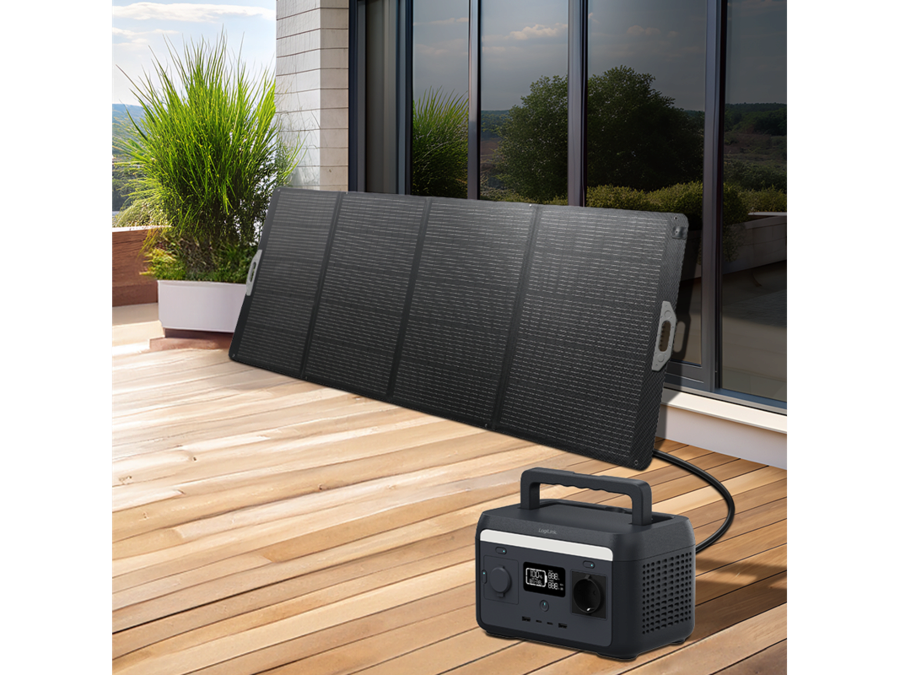 Bærbar UPS power station - 300W, 4xUSB, 1xCEE7/4 1xCigar