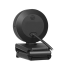USB 2.0 Webcam m. ringlys - HD 1920x1080, Sort