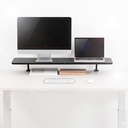 Skærmstander - 1000x260x130mm, Sort