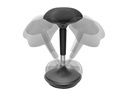 Ergonomisk sidde-/ståtaburet - 125kg, Sort