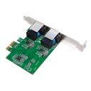 PCI-Express kort - 2 port Gigabit LAN