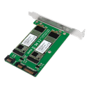 2x SATA til 2x M.2 SATA SSD adapter
