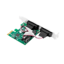 PCI-express kort, 2 x seriel port, RS232