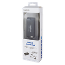 USB 2.0 HUB - 4 porte, inkl. 2A strømforsyning