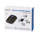 USB 3.0 til SATA & IDE adapter m. OTB