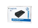 Ekstern 3,5" HDD kabinet - USB 2.0 / SATA, Sort alu.