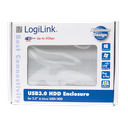 Ekstern 2,5" HDD/SSD kabinet - USB 3.0 / SATA, Alu.