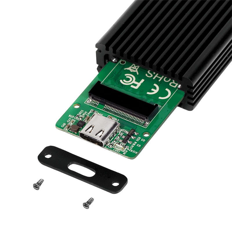 USB 3.1 ekstern harddisk-kabinet til M.2 NVMe SSD