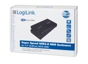 Ekstern 3,5" HDD kabinet - USB 3.0 / SATA, Sort alu.