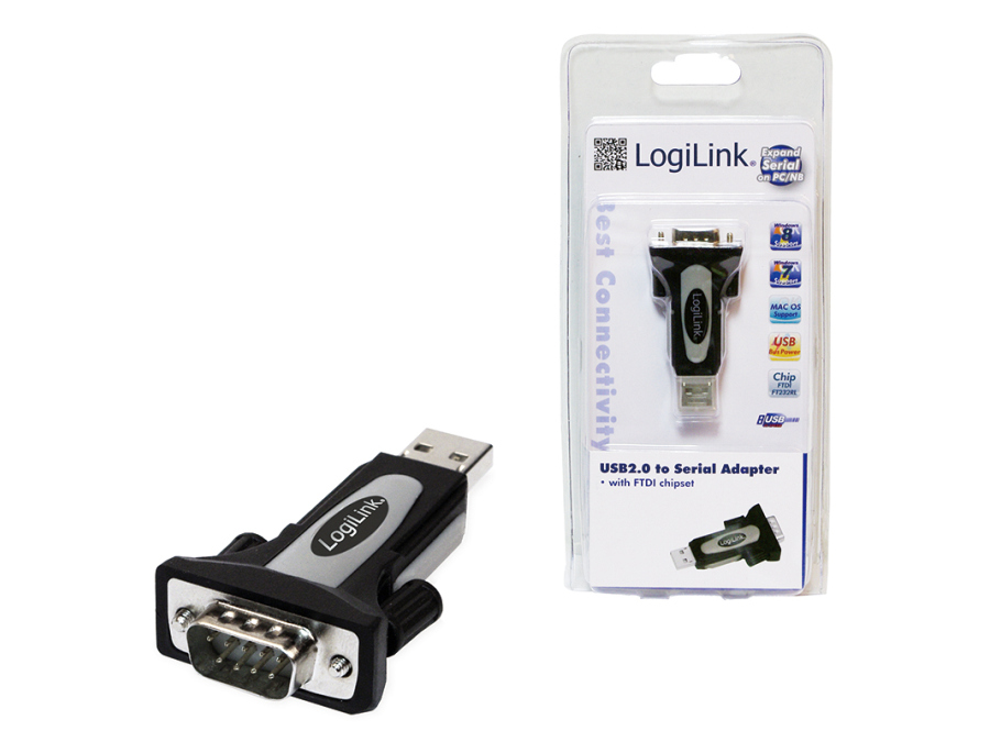 USB 2.0 til Seriel RS232 konverter (FTDI chip)