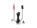 Clip-on mikrofon m. 3,5mm stereo JACK